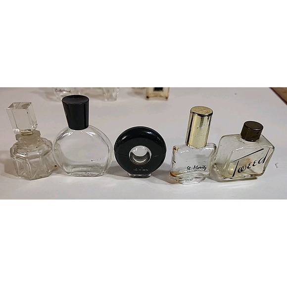 Vintage Large Lot Empty Perfume Parfum Bottles Various Designer Scents - Picture 8 of 12